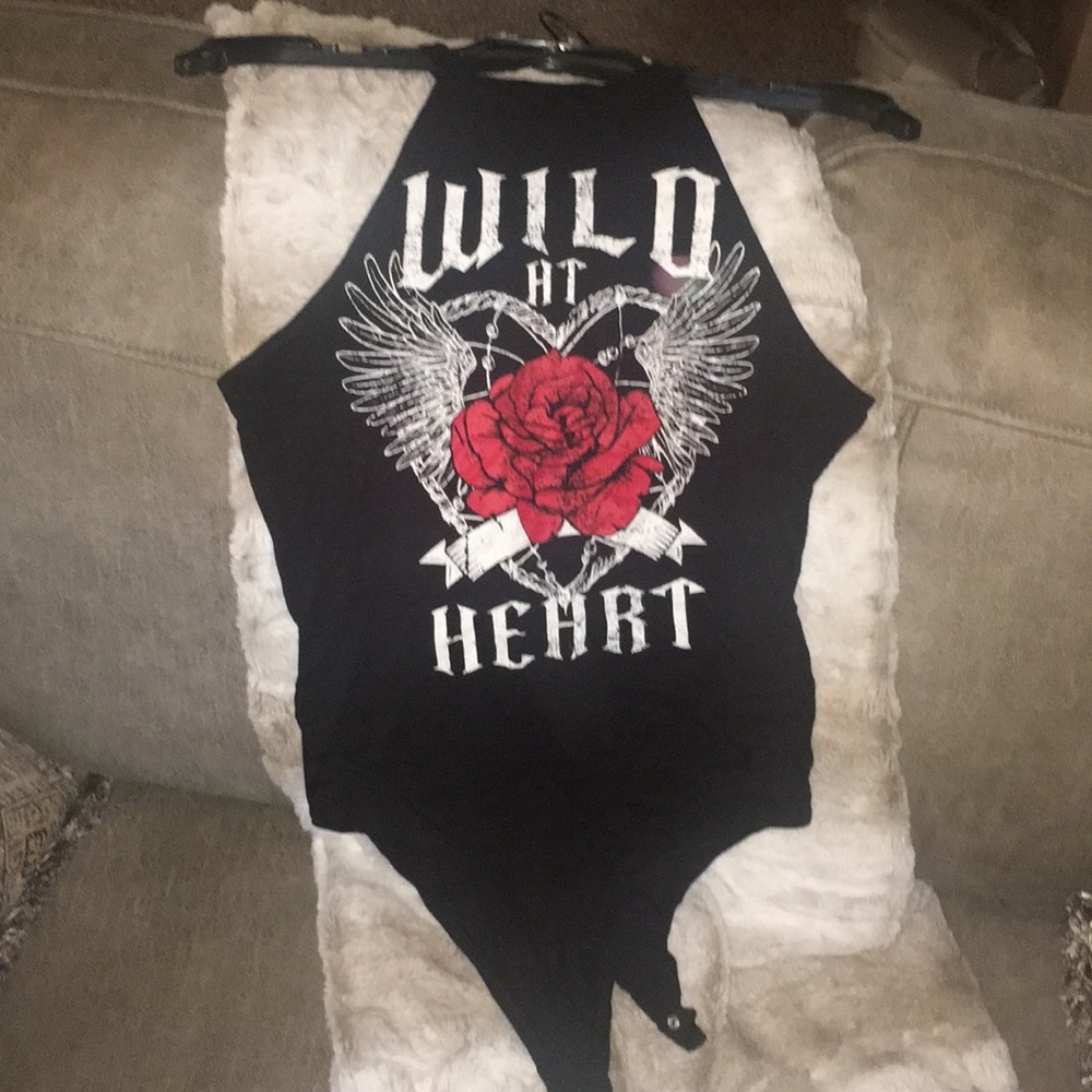 NEW fashion nova wild at heart tank onesie